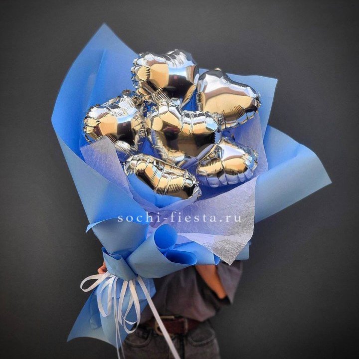 Букет из шаров сердец  №2 в Элисте