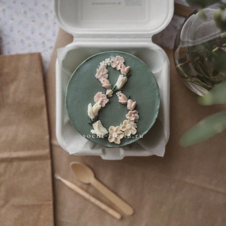 Бенто-торт "8 марта" green  в Элисте