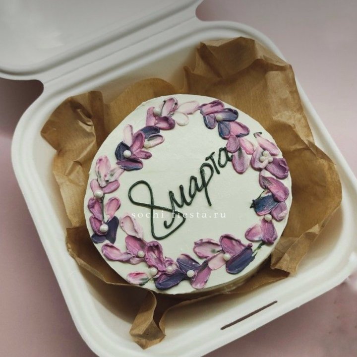 Бенто-торт "8 марта цветы"  в Элисте