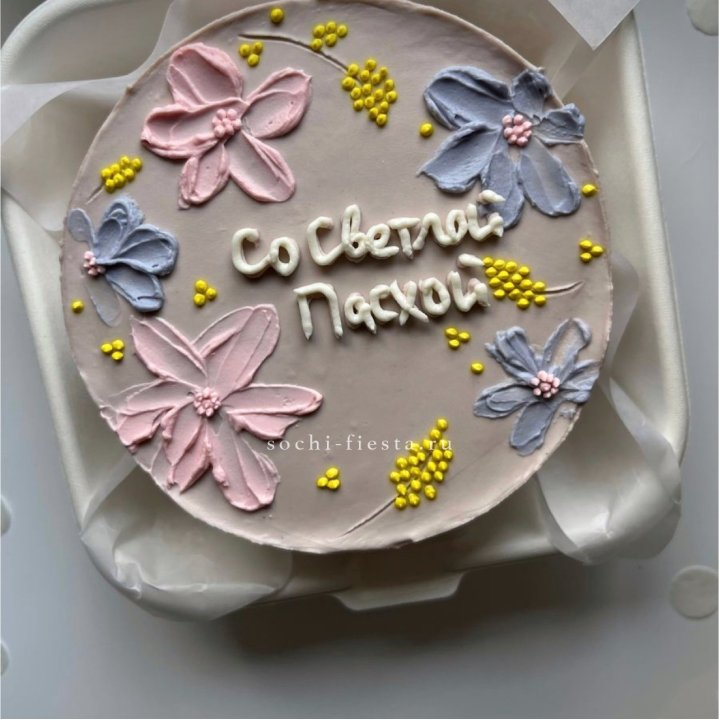 Бенто-торт "Светлой Пасхи" 3 в Элисте