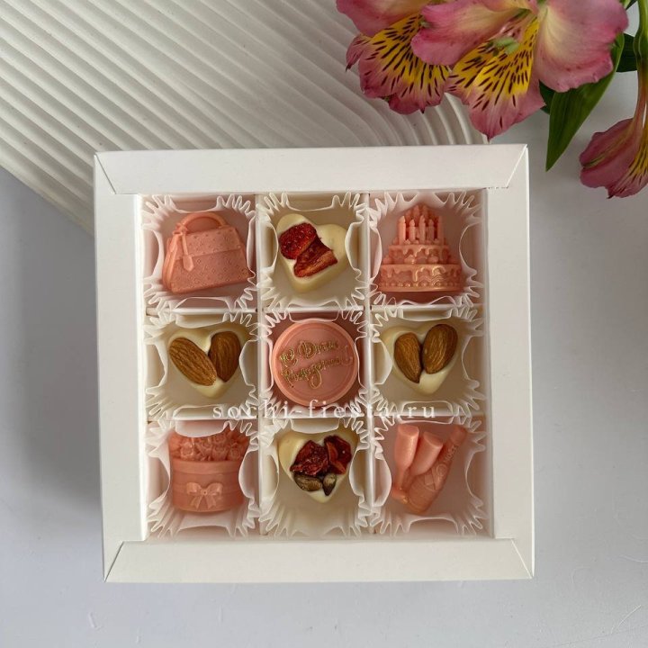 Конфеты из шоколада День Рождение в Элисте