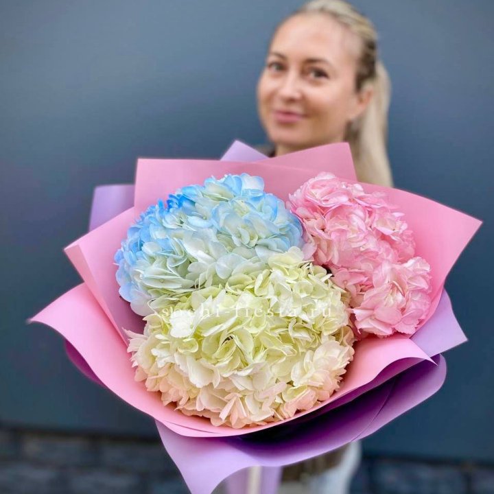 Букет гортензий "Тоника" в Элисте