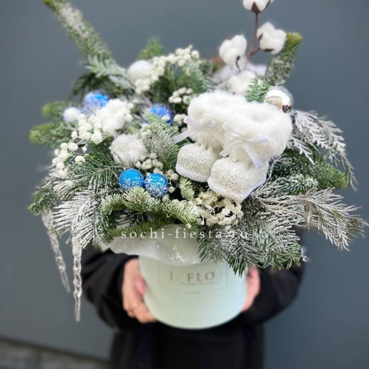 Новогодний бокс "Ботс блю" в Элисте