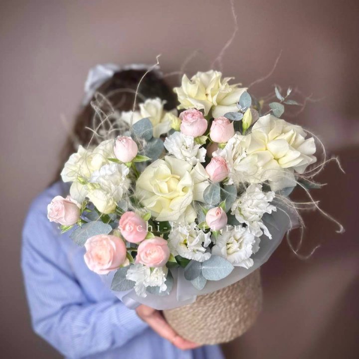 Авторский бокс "Милена" в джутовом кашпо в Элисте