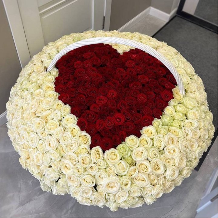 501 роза сердце в Элисте