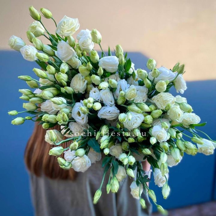 Охапка эустомы в Элисте