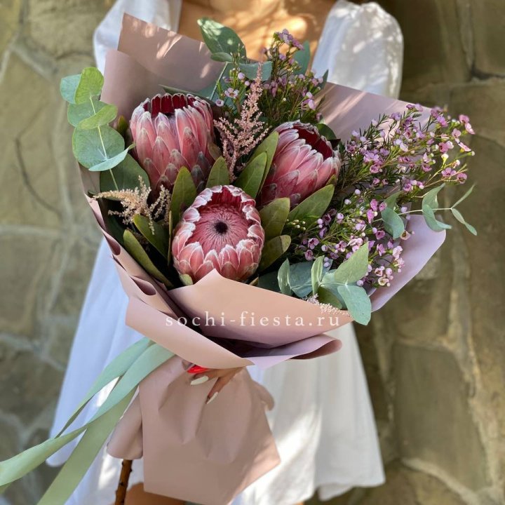 Букет из протеи "Клеопатра"  в Элисте