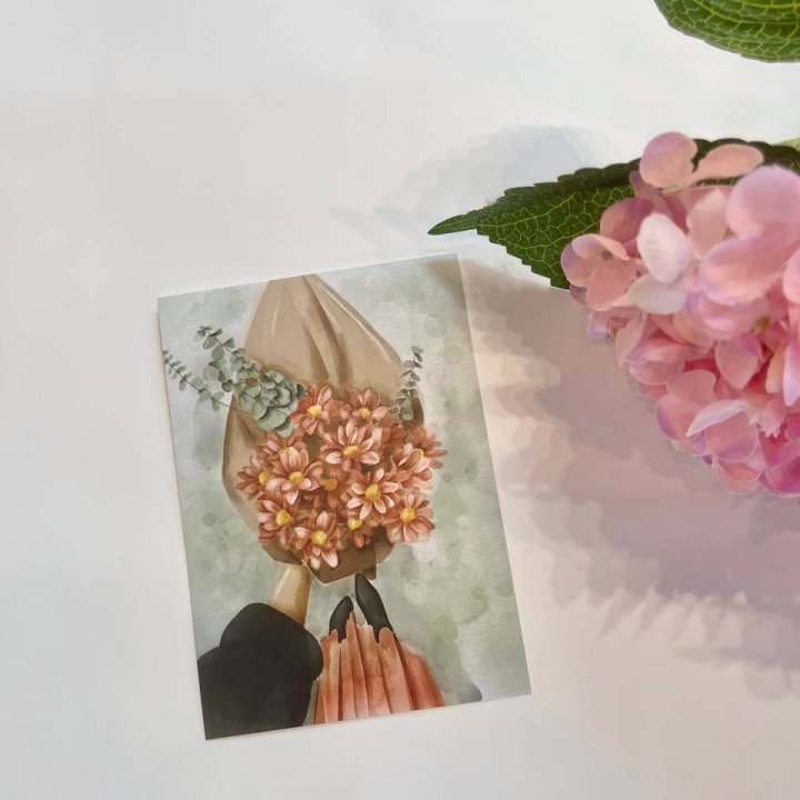 Открытка к букету "Букет" в Элисте