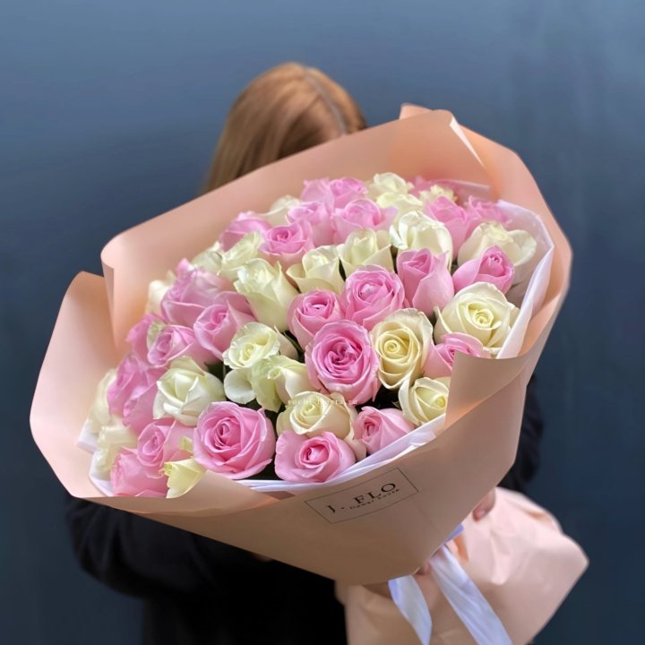 55 роз микс нежности в Элисте
