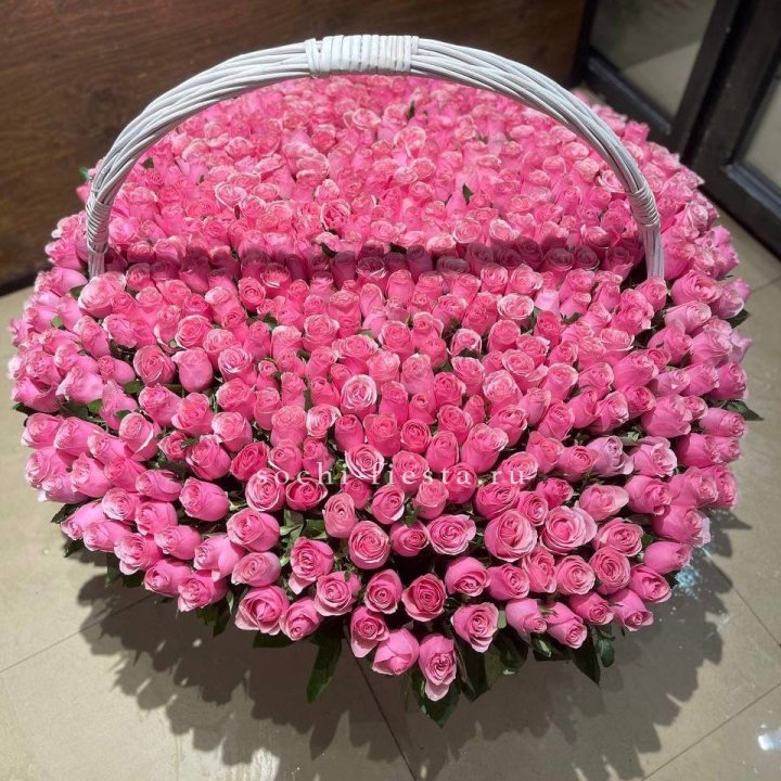 501 розовая роза в Элисте