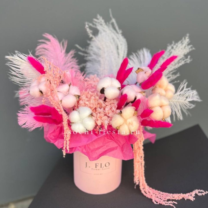 Авторский бокс с сухоцветами №1 в Элисте