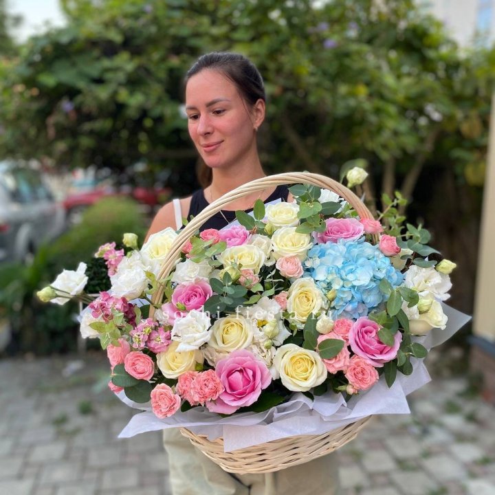 Цветочная корзина №2 в Элисте