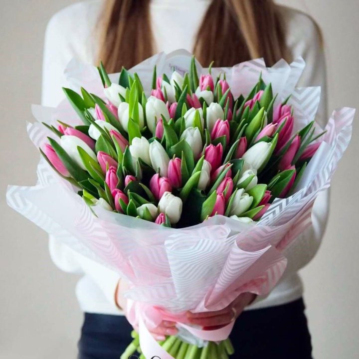 Букет тюльпанов "Лолита" в Элисте
